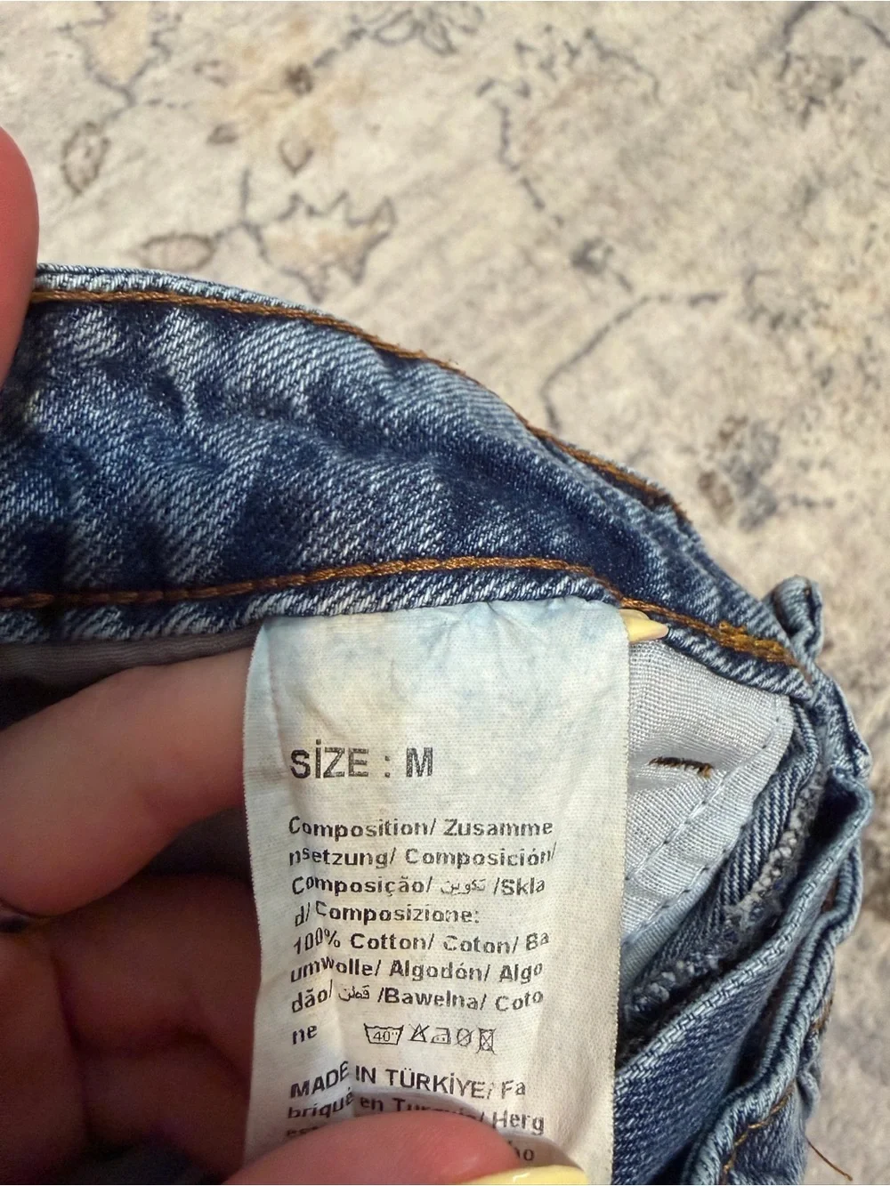 Distressed Blue Denim Women's Shorts